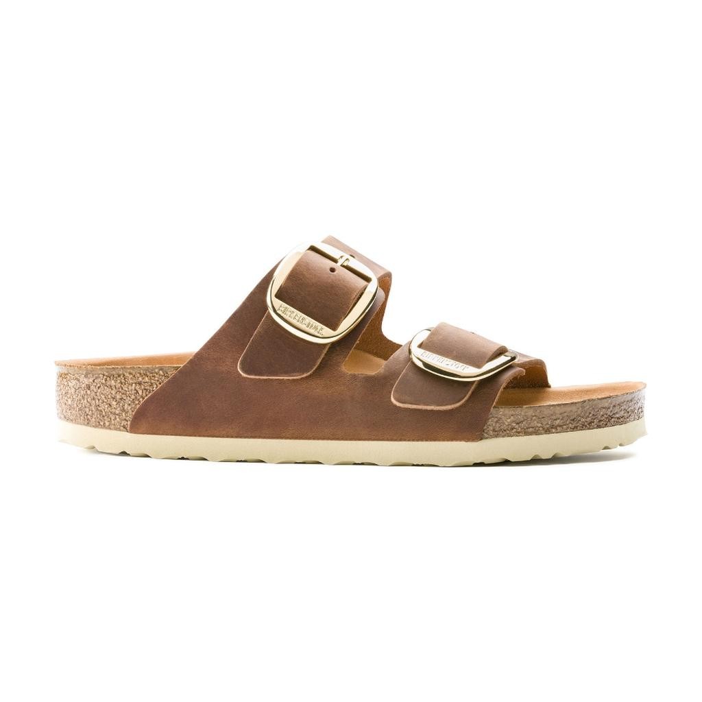 Birkenstock Arızona Bıg Buckle Leoı Kadın Konyak Terlik 1011073