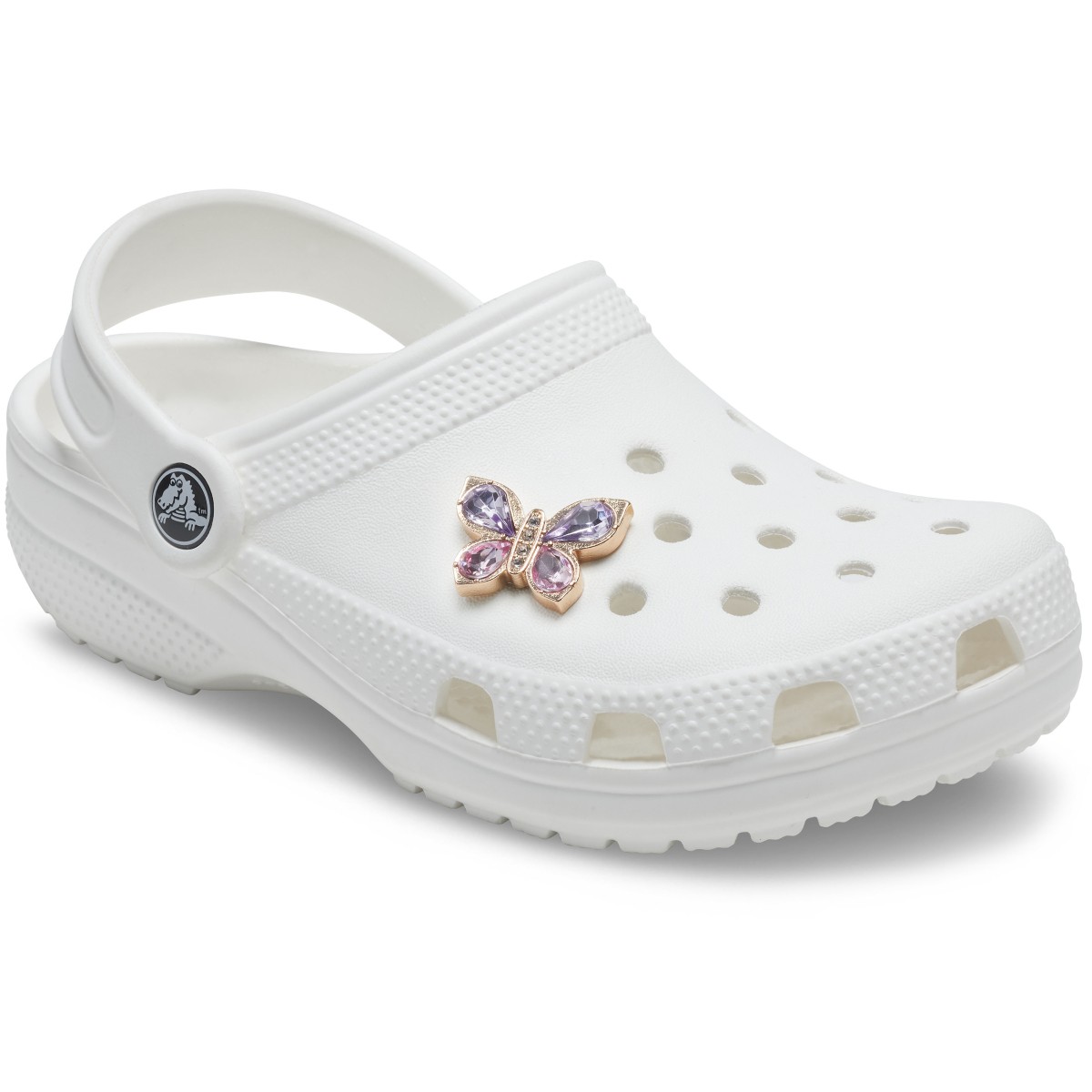 Crocs Gold Butterfly with Gem Unisex Renkli Rozet