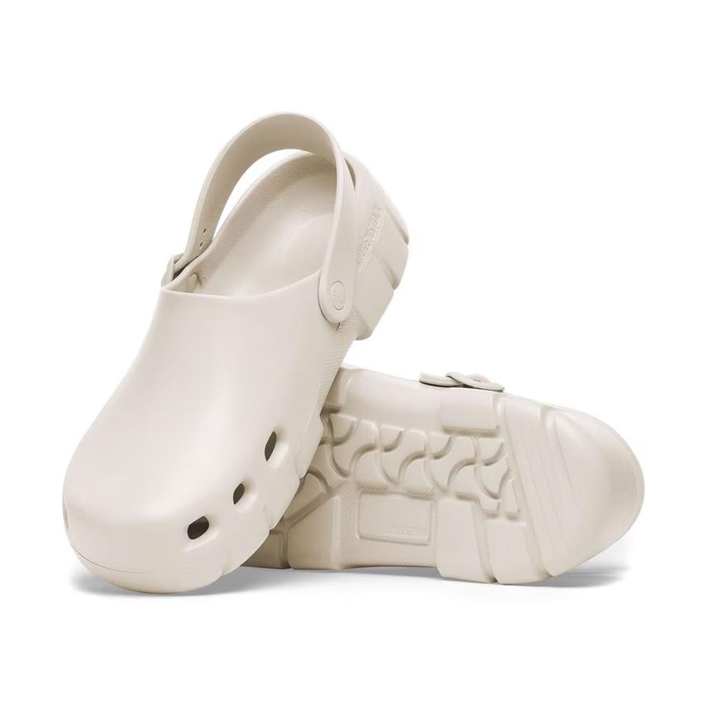 Birkenstock Bırkı Flow Eva Kadın Krem Burnu Kapalı Terlik 1027706