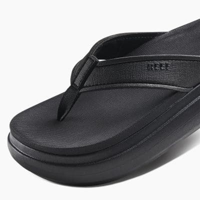 Reef Cushıon Bondı Woman Kadın Siyah Dolgu Topuk Parmak Arası Terlik CJ2222