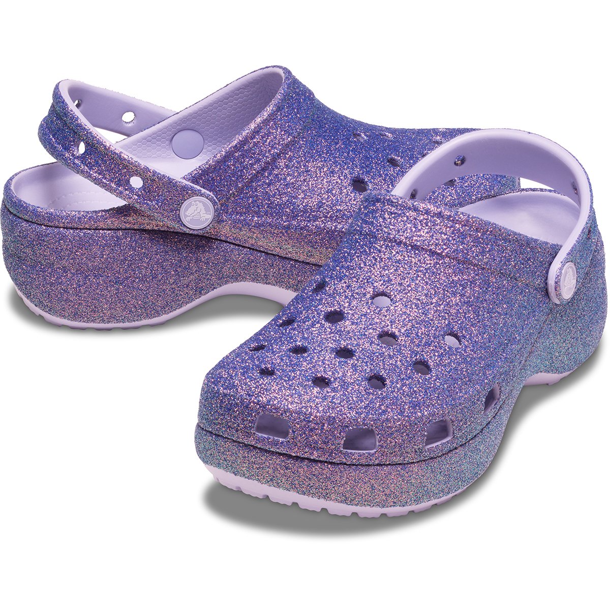 Crocs Platform Irid Glitter Clog 211024