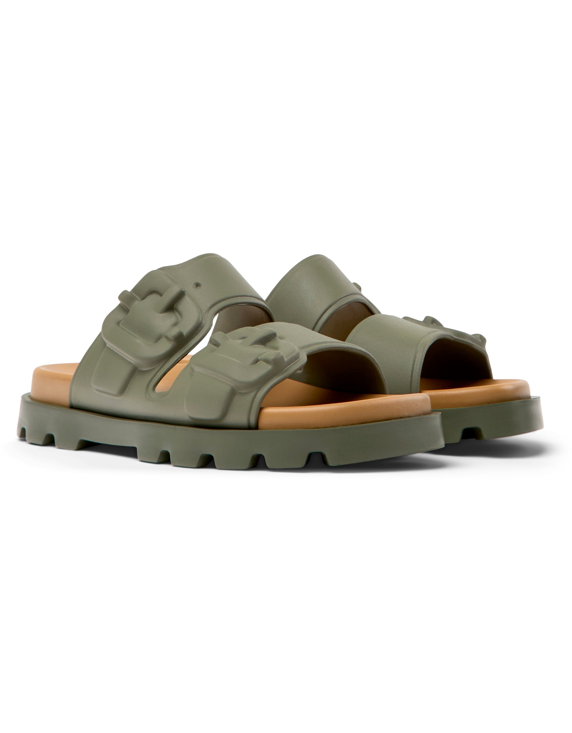 Camper Brutus Sandals Kadın Yeşil Spor Terlik K201792-004