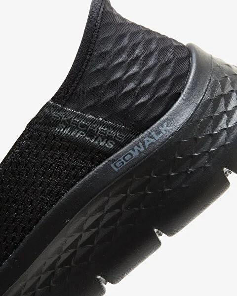 Skechers Go Walk Flex-Relish Slip-İns Kadın Siyah Yürüyüş Ayakkabısı 124963TK BBK