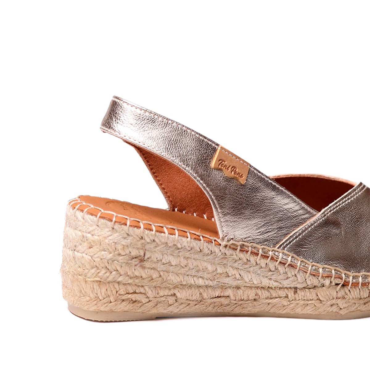 Toni Pons Bernia-P Kadın Dolgu Topuk Espadril Platinum 1TONW2020014