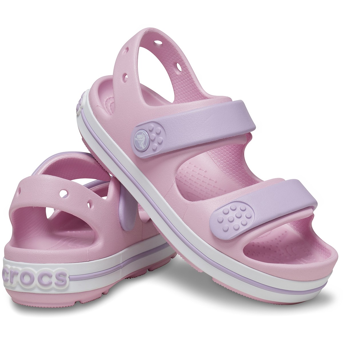 Crocs Crocband Cruiser Sandal T Kids 209424 - Pembe-Mor