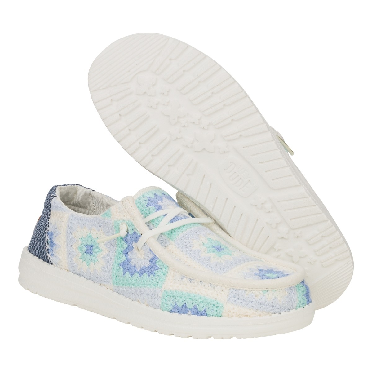 Hey Dude Wendy Cottage Crochet Bay Blue Multi HD.43109 4VP