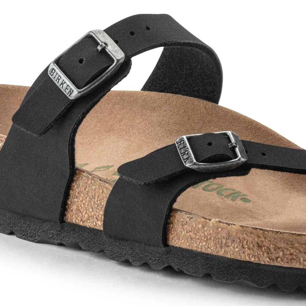 Birkenstock Mayarı Bf Nu Earthy Vegan Kadın Siyah Parmak Arası Terlik 1021176