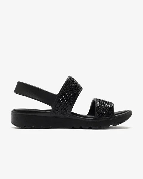 Skechers Arch Fit Footsteps Kadın Siyah Spor Sandalet 111531 BBK