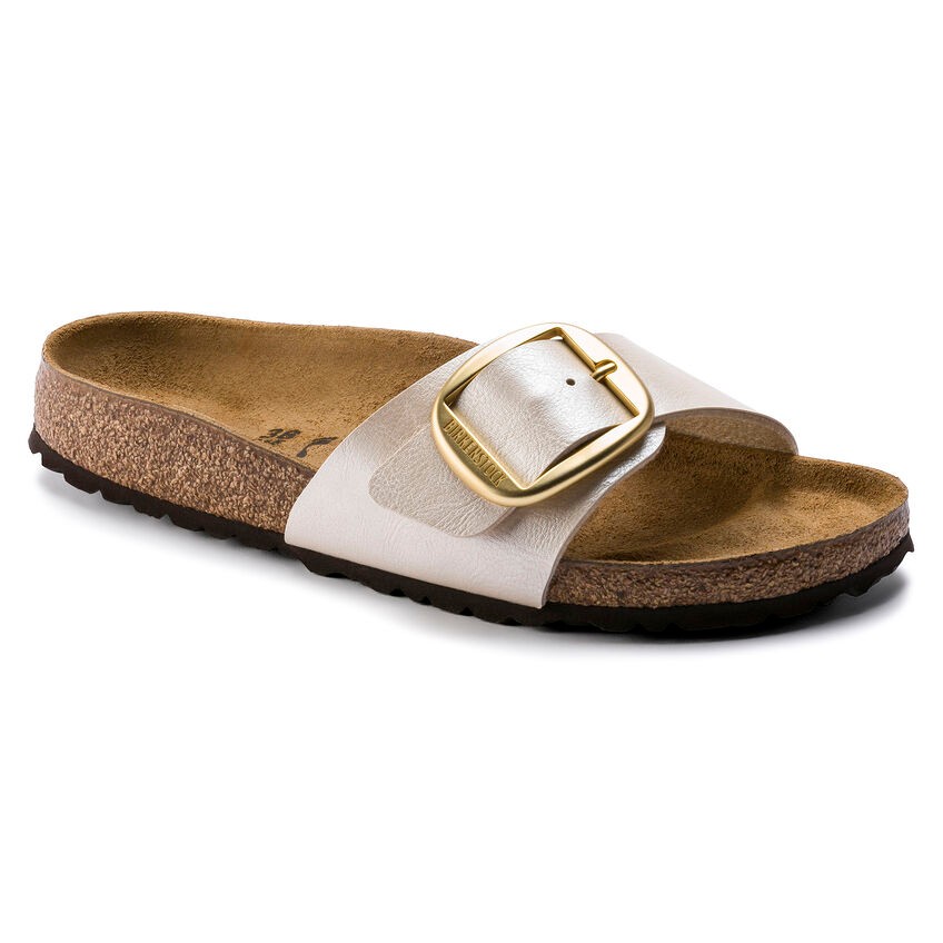 Birkenstock Madrıd Bıg Buckle Bf Graceful Kadın İnci Beyazı Terlik 1015279