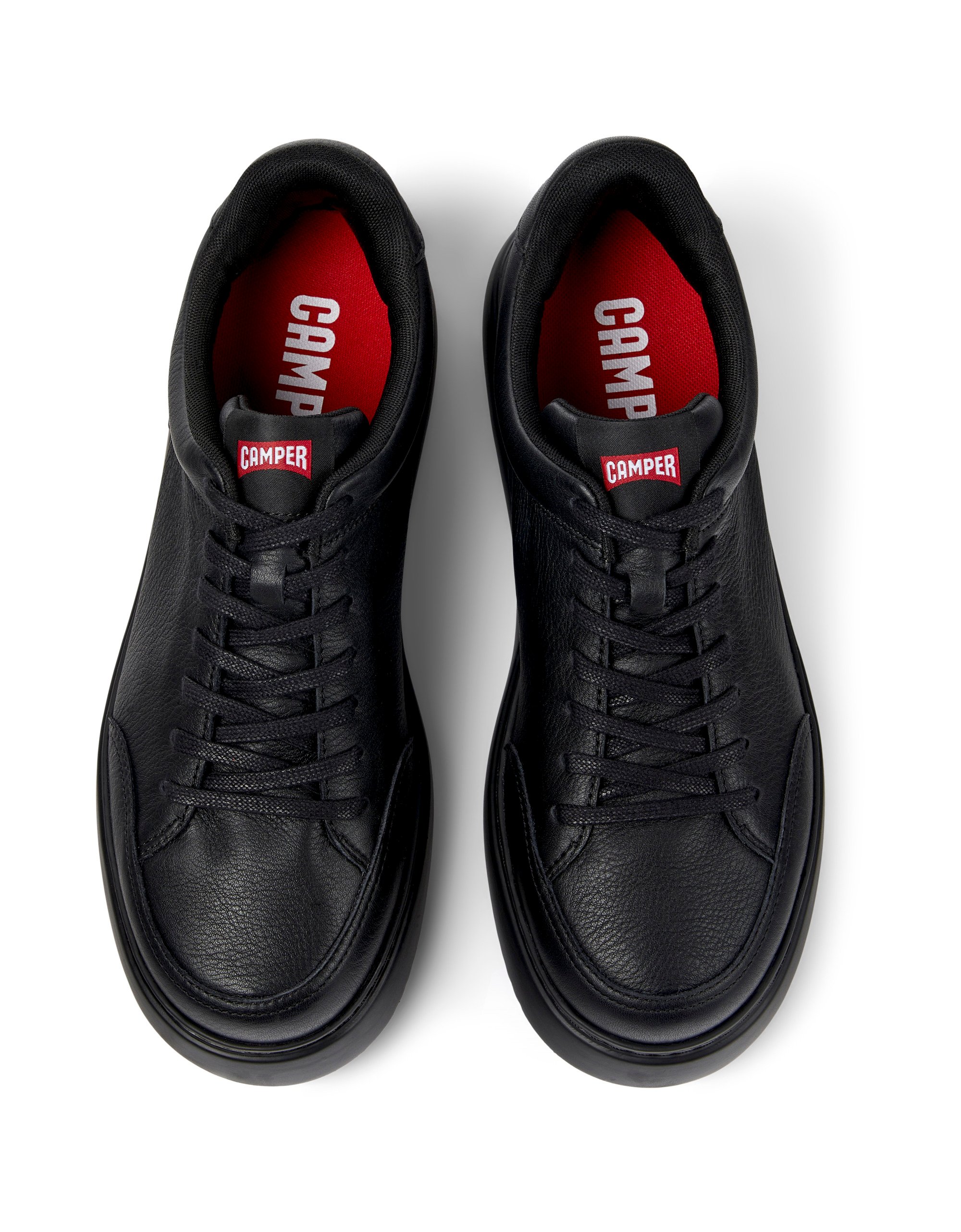 Camper Runner K21 Siyah Deri Erkek Sneaker K100841-015