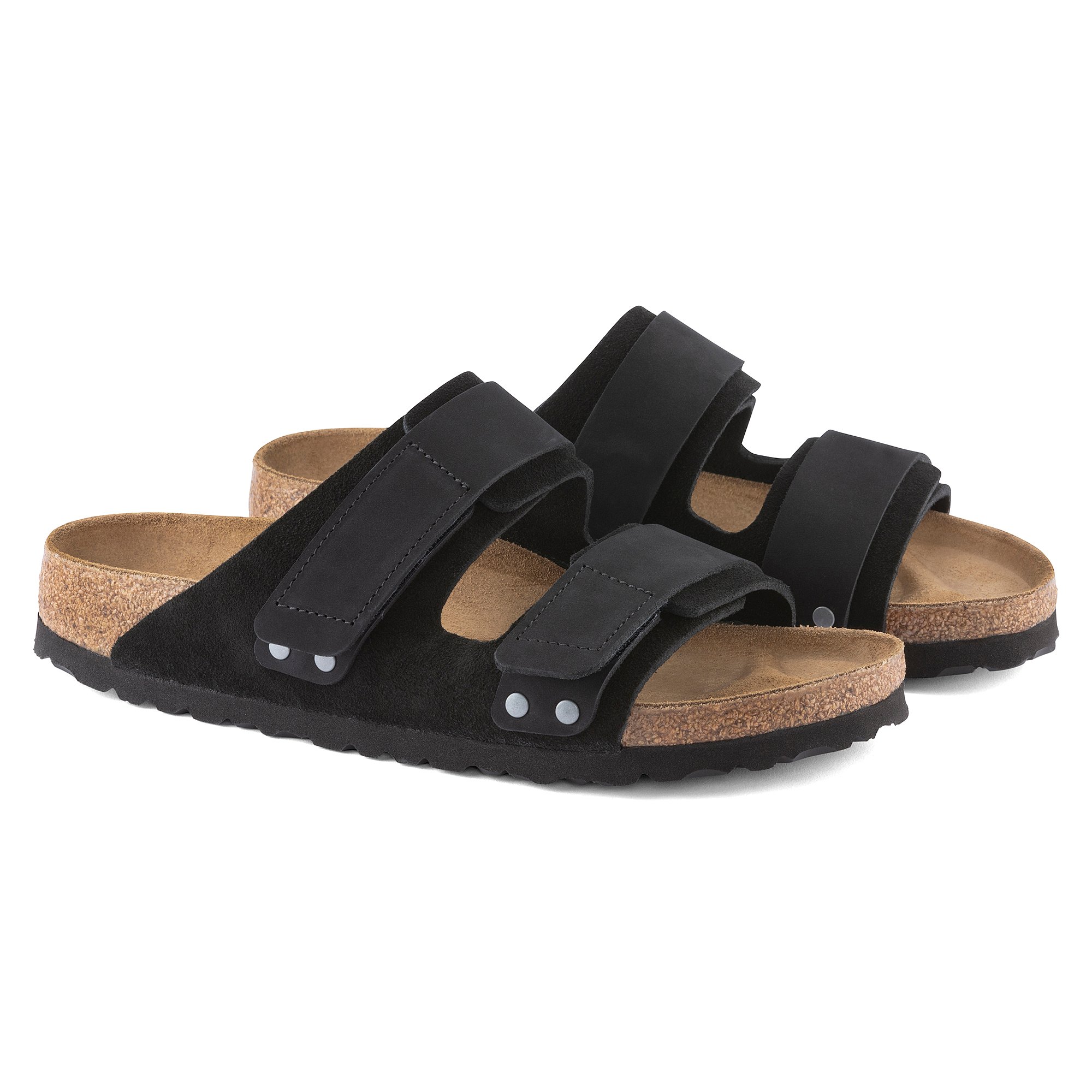 Birkenstock Ujı Vl Nu Erkek Siyah Çift Bantlı Terlik 1024832