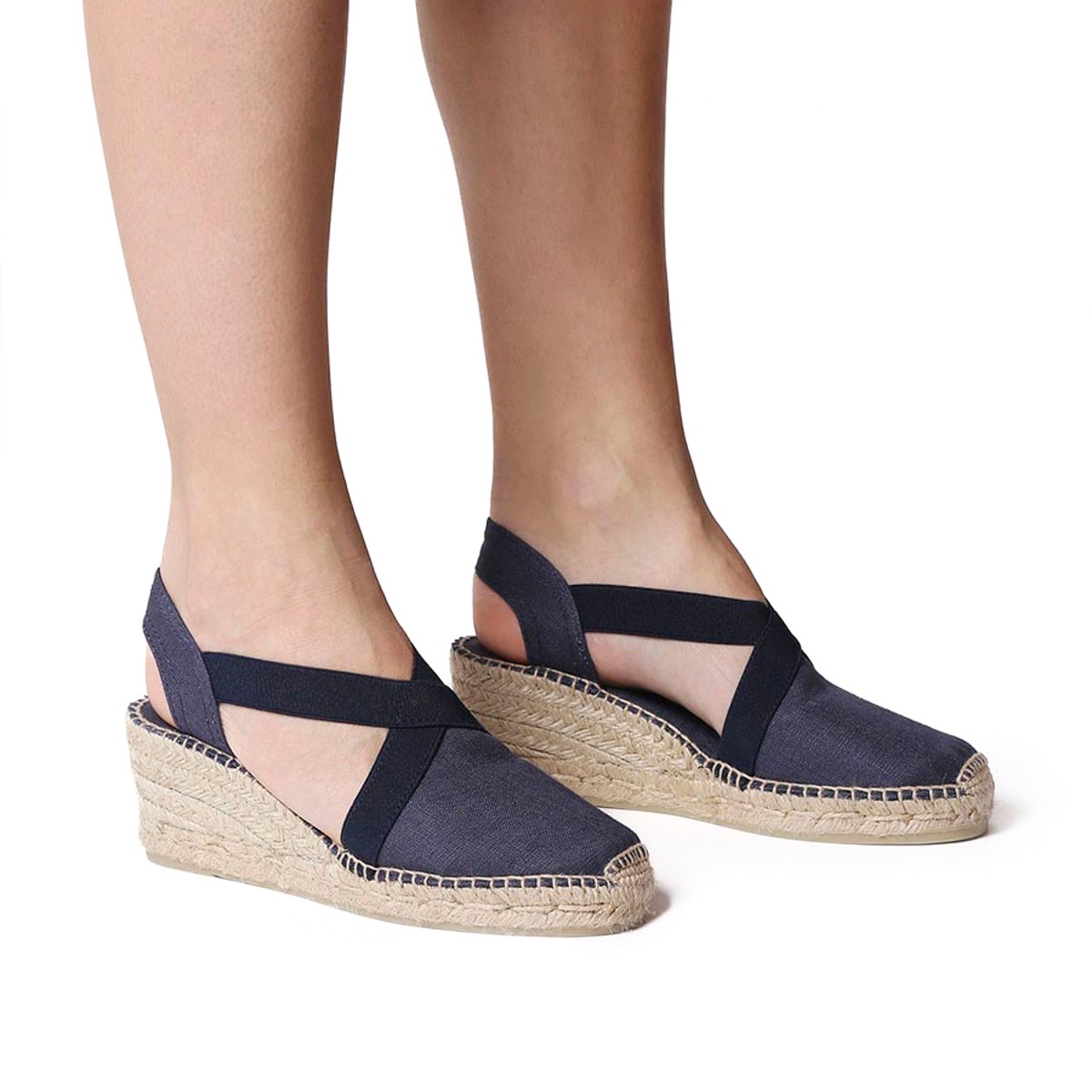 Toni Pons Ter Navy Mari Kadın Lacivert Dolgu Topuk Espadril 1TONW2020087