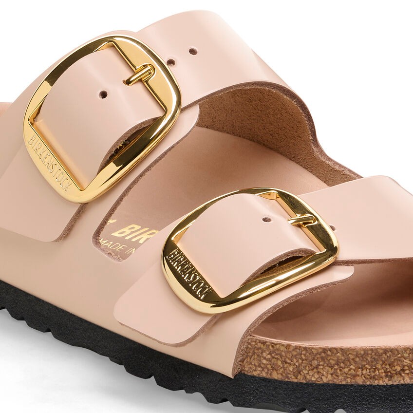 Birkenstock Arızona Bıg Buckle Nl Hıgh Shıne Kadın Pudra Terlik 1026553
