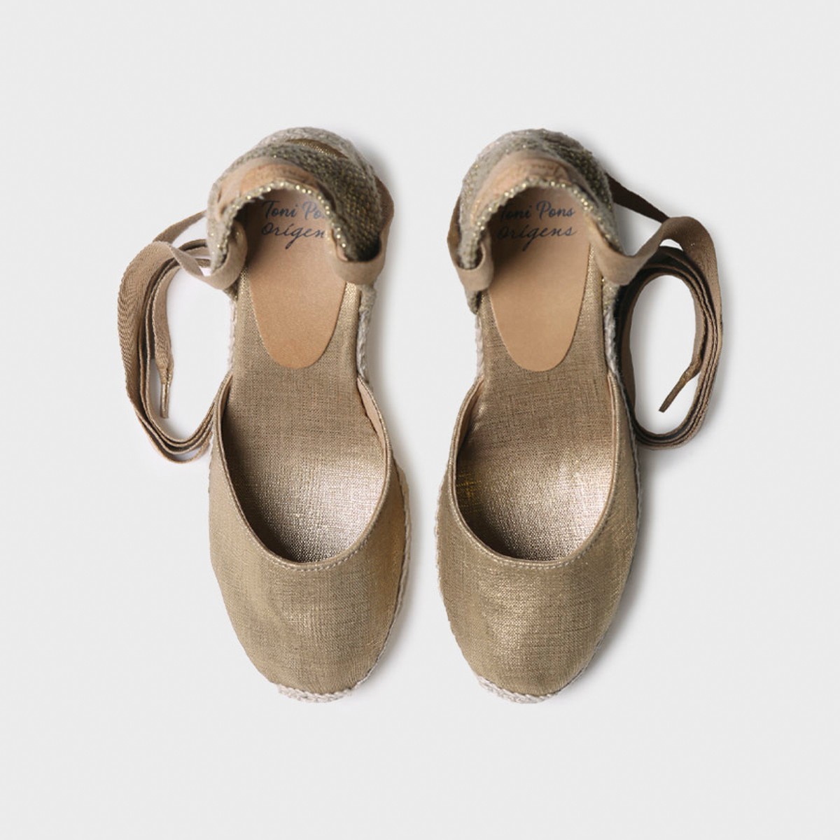 Toni Pons Florına Kadın Platin Dolgu Topuk Espadril 1TONW2025061