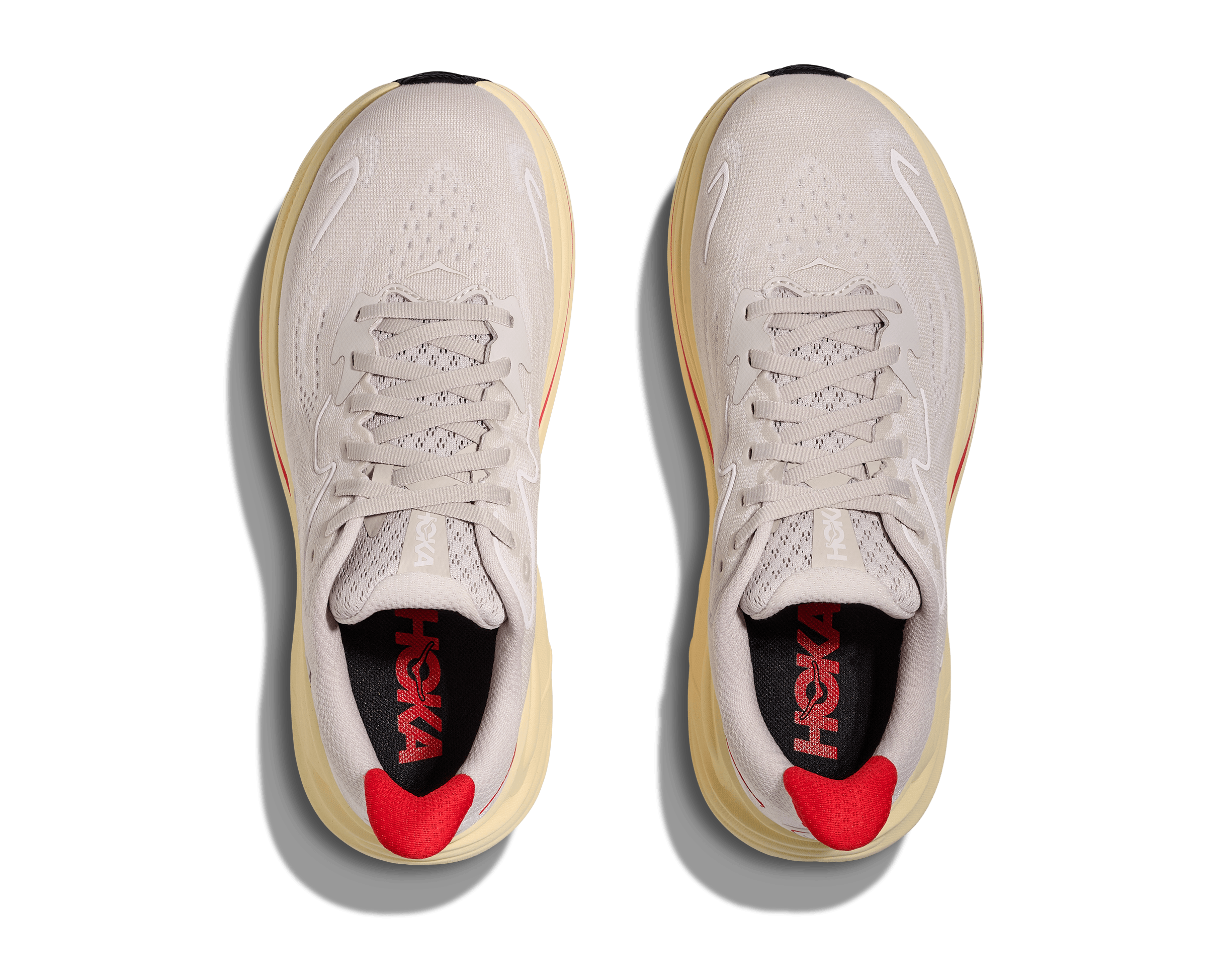 Hoka Clifton 10 Kadın Krem Kırmızı Koşu Ayakkabısı 1162031-SCCC