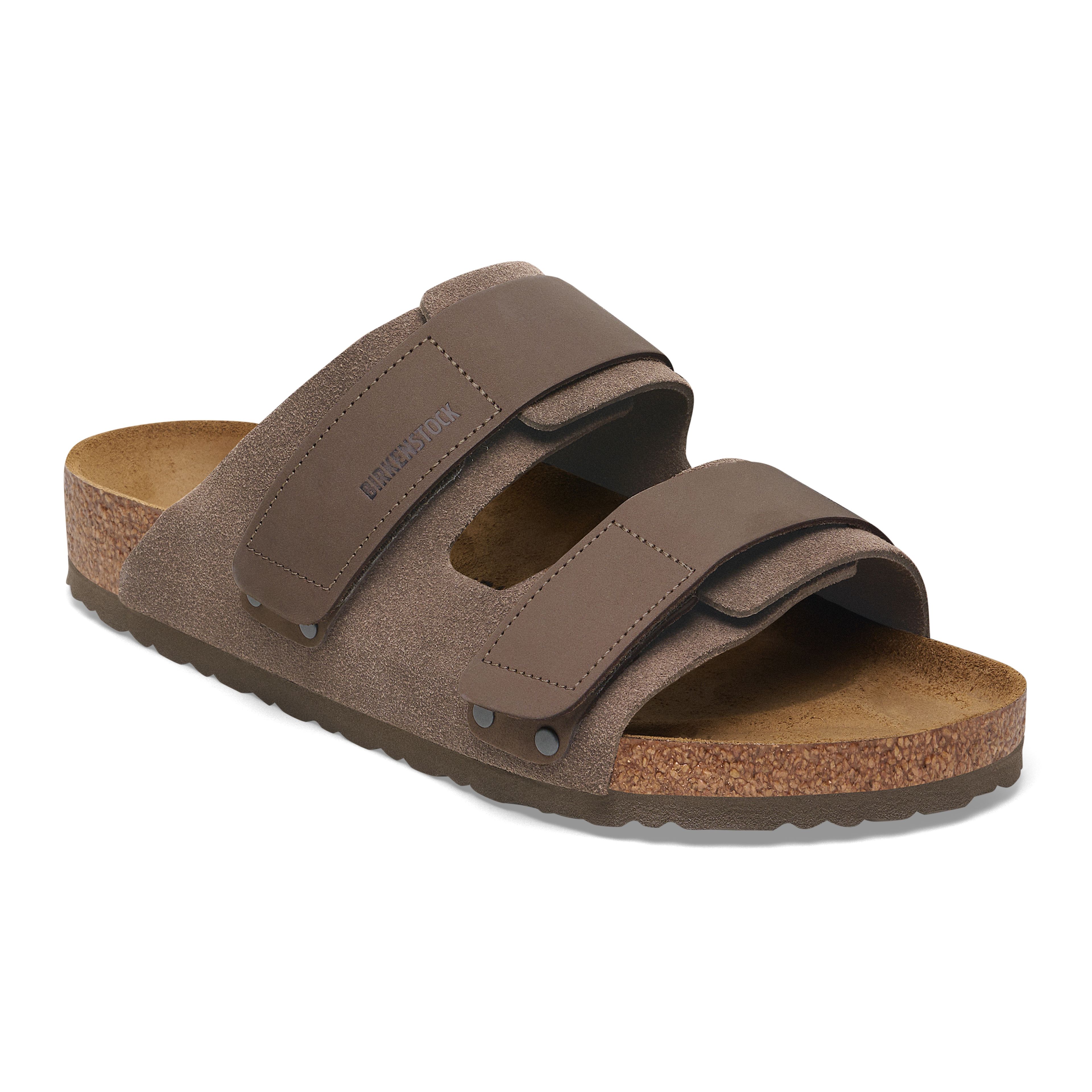 Birkenstock Ujı Vl Nu Erkek Kahve Süet Çift Bant Terlik 1029259