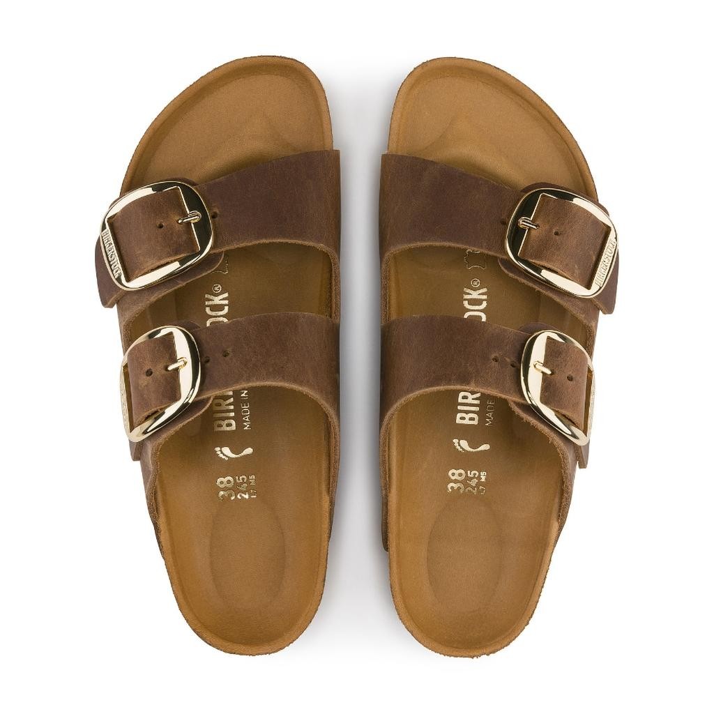 Birkenstock Arızona Bıg Buckle Leoı Kadın Konyak Terlik 1011073
