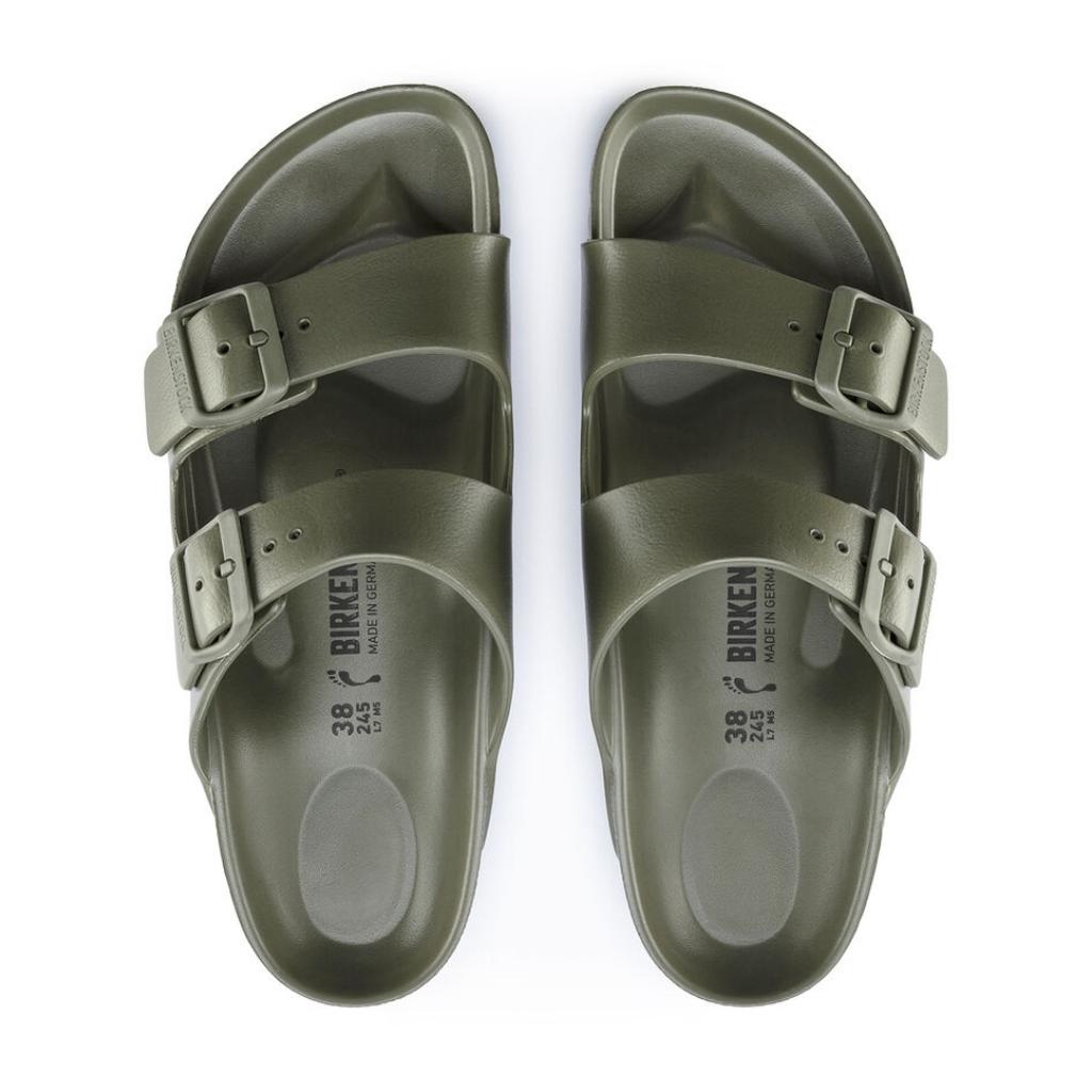 Birkenstock Arızona Eva Kadın Haki Çift Tokalı Terlik 1019152