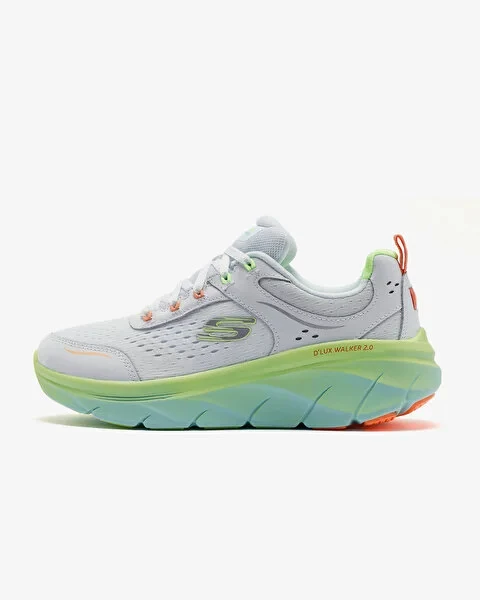 Skechers D'Lux Walker 2.0 Neon Sites Kadın Beyaz Sneaker150107 WMLT