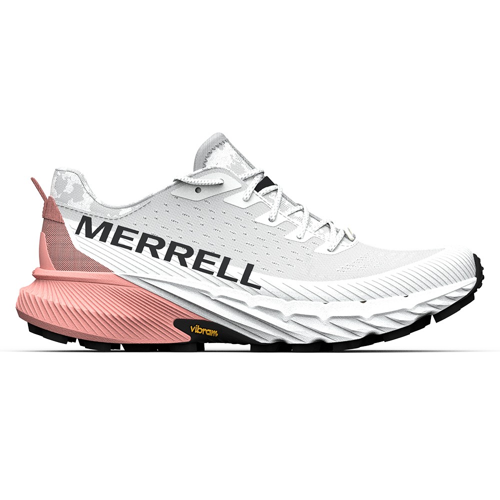 Merrell Agılıty Peak 5 Kadın Beyaz Gri Pembe Patika Koşusu Ayakkabısı J068374