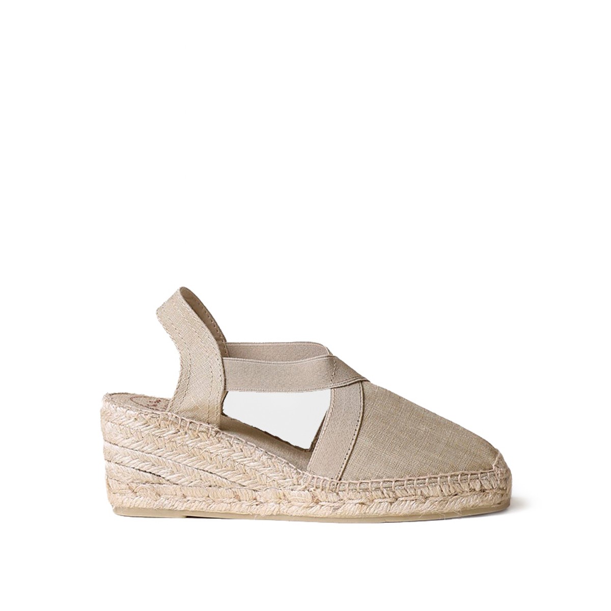 Toni Pons Ter Elastic Linen Pedra Kadın Taş Dolgu Topuk Espadril 1TONW2020089