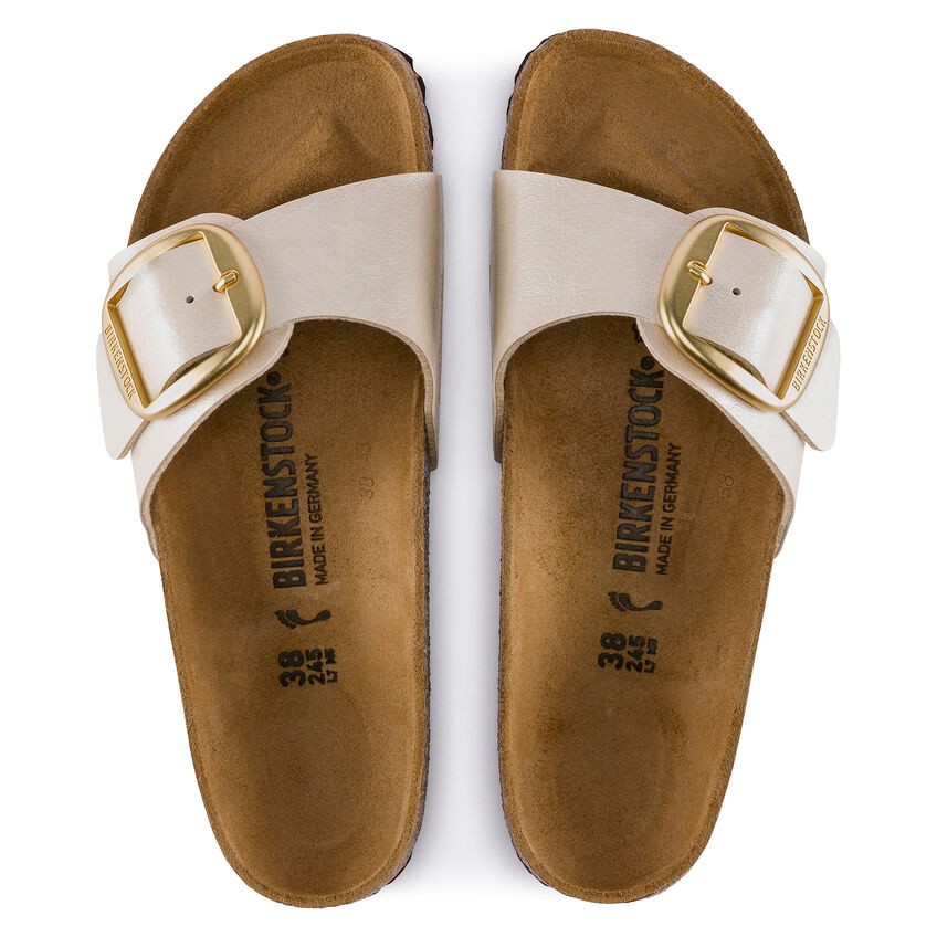 Birkenstock Madrıd Bıg Buckle Bf Graceful Kadın İnci Beyazı Terlik