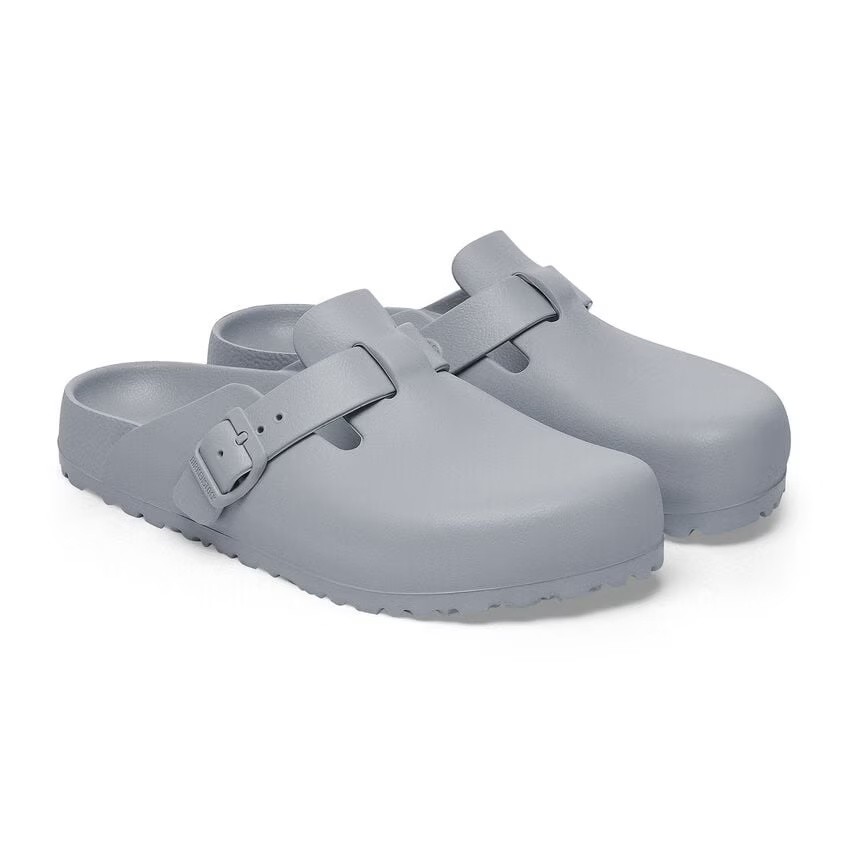 Birkenstock Boston Eva Erkek Gri Kapalı Burun Terlik 1027621
