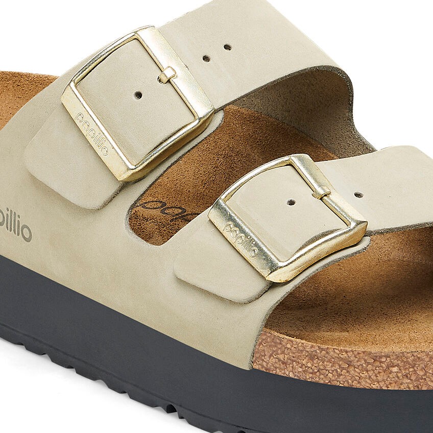 Birkenstock Arızona Platform Flex Nu Kadın Açık Yeşil Terlik 1026971