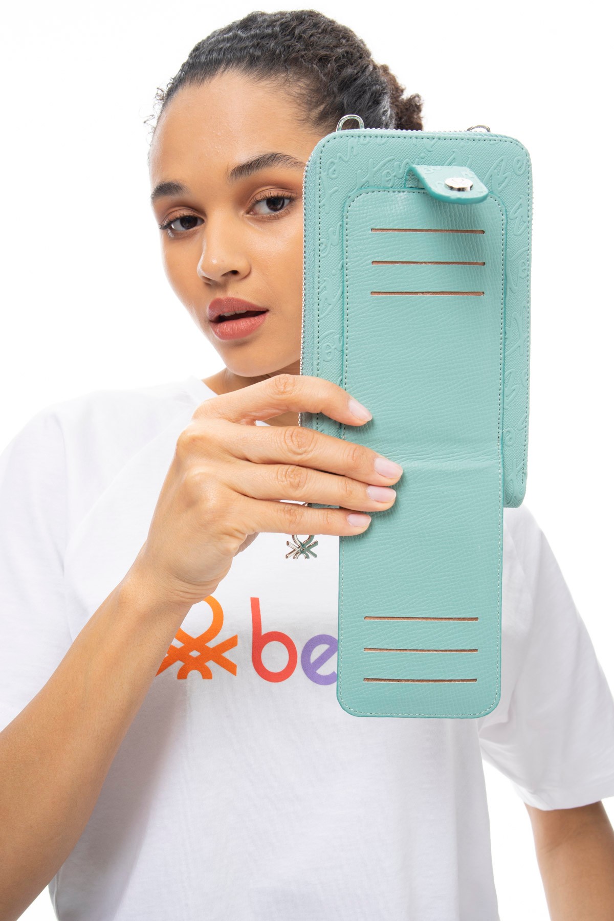 Unıted Colours Of Benetton Kadın Cüzdan - Su Yeşili