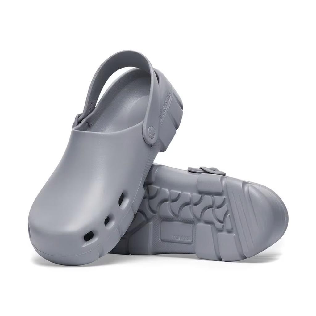 Birkenstock Bırkı Flow Eva Erkek Gri Burnu Kapalı Terlik 1027714