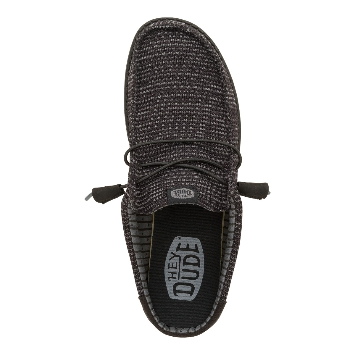 Hey Dude Wally Slip Stretch Sox Black HD.43103 001