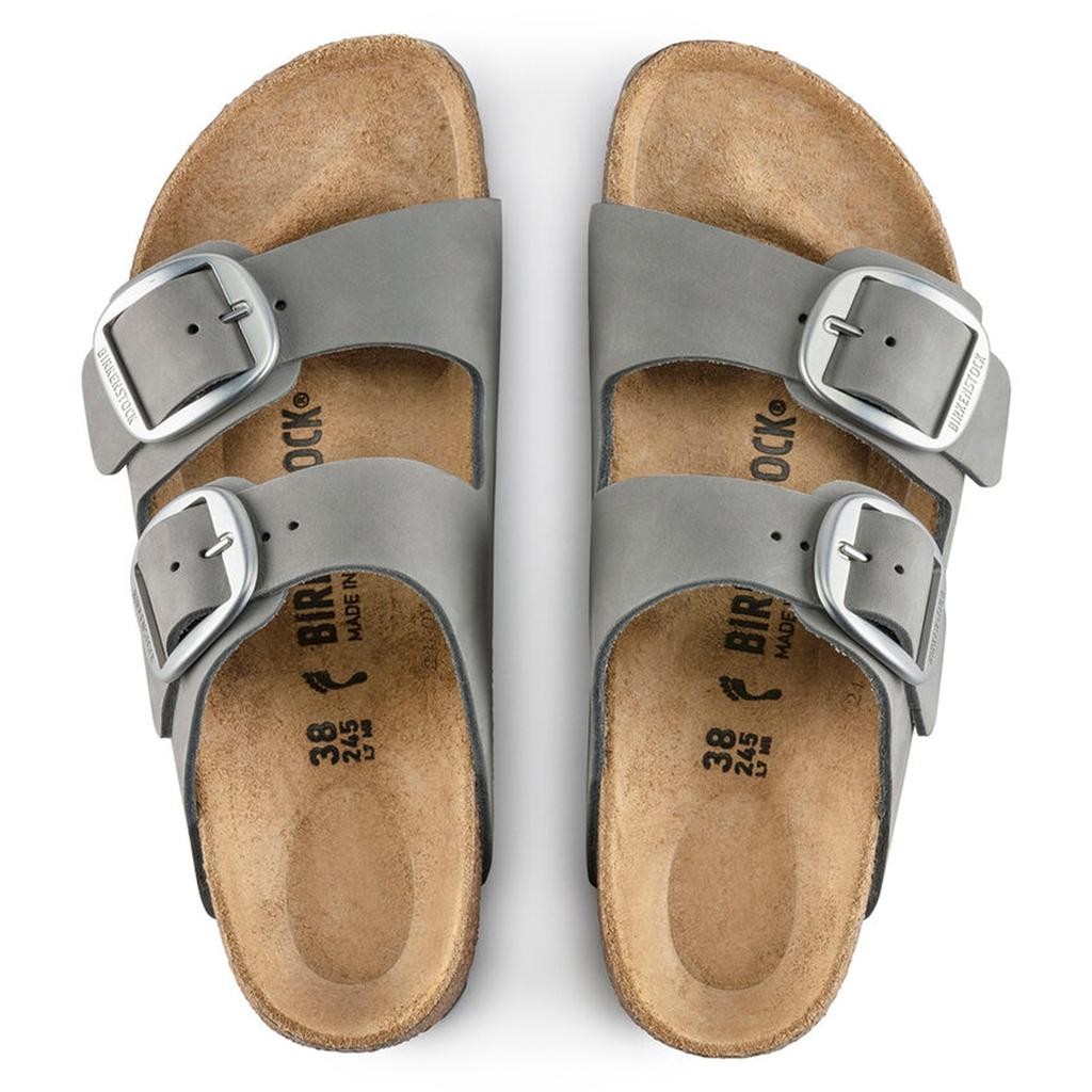 Birkenstock Arızona Bıg Buckle Nu Kadın Gri Terlik 1022154