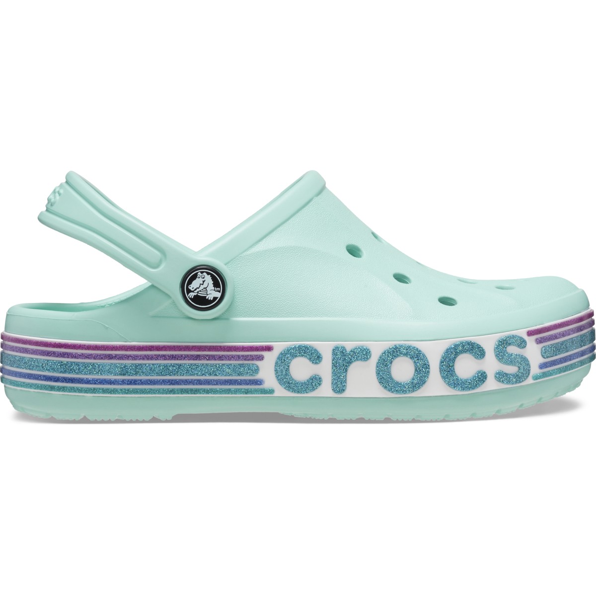 Crocs Bayaband Rainbow Glitter Clg T Kids 209731 - Turkuaz