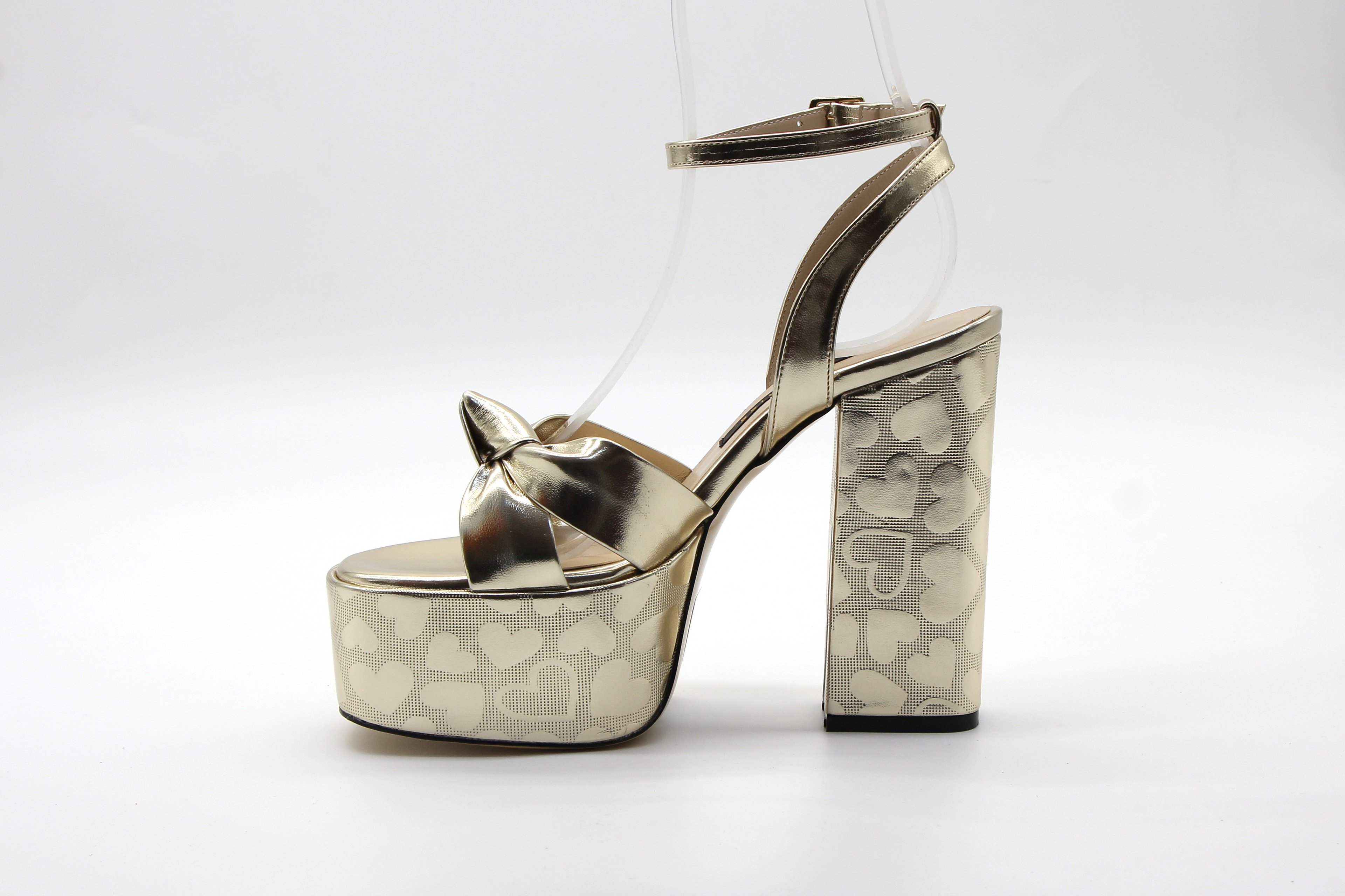 Marcamiss Kadın Platform Sandalet - Altın
