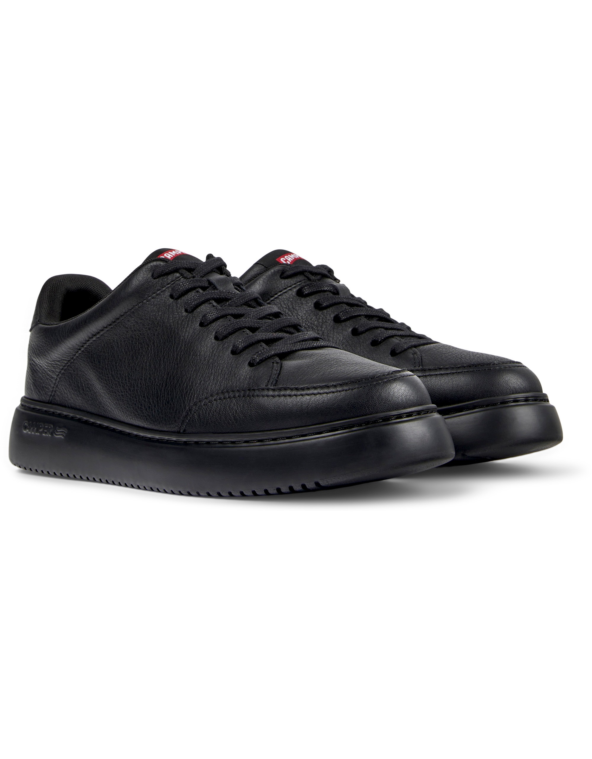 Camper Runner K21 Siyah Deri Erkek Sneaker K100841-015
