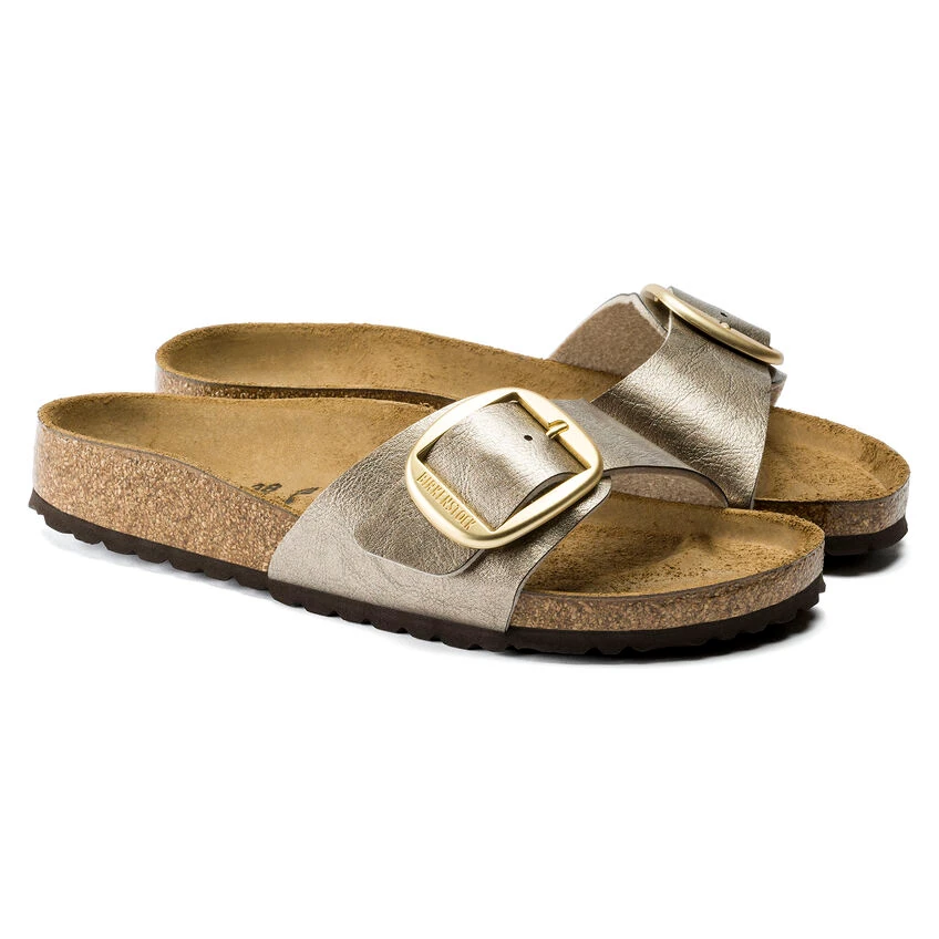 Birkenstock Madrıd Bıg Buckle Bf Graceful Kadın Vizon Terlik 1016237