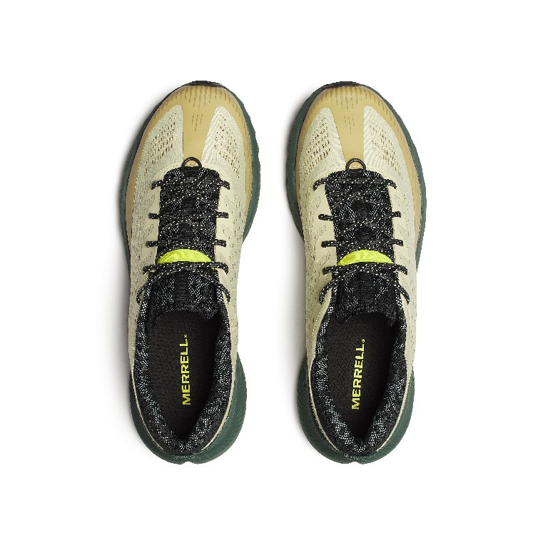Merrell Agılıty Peak 5 Erkek Bej Yeşil Patika Koşusu Ayakkabısı J068337