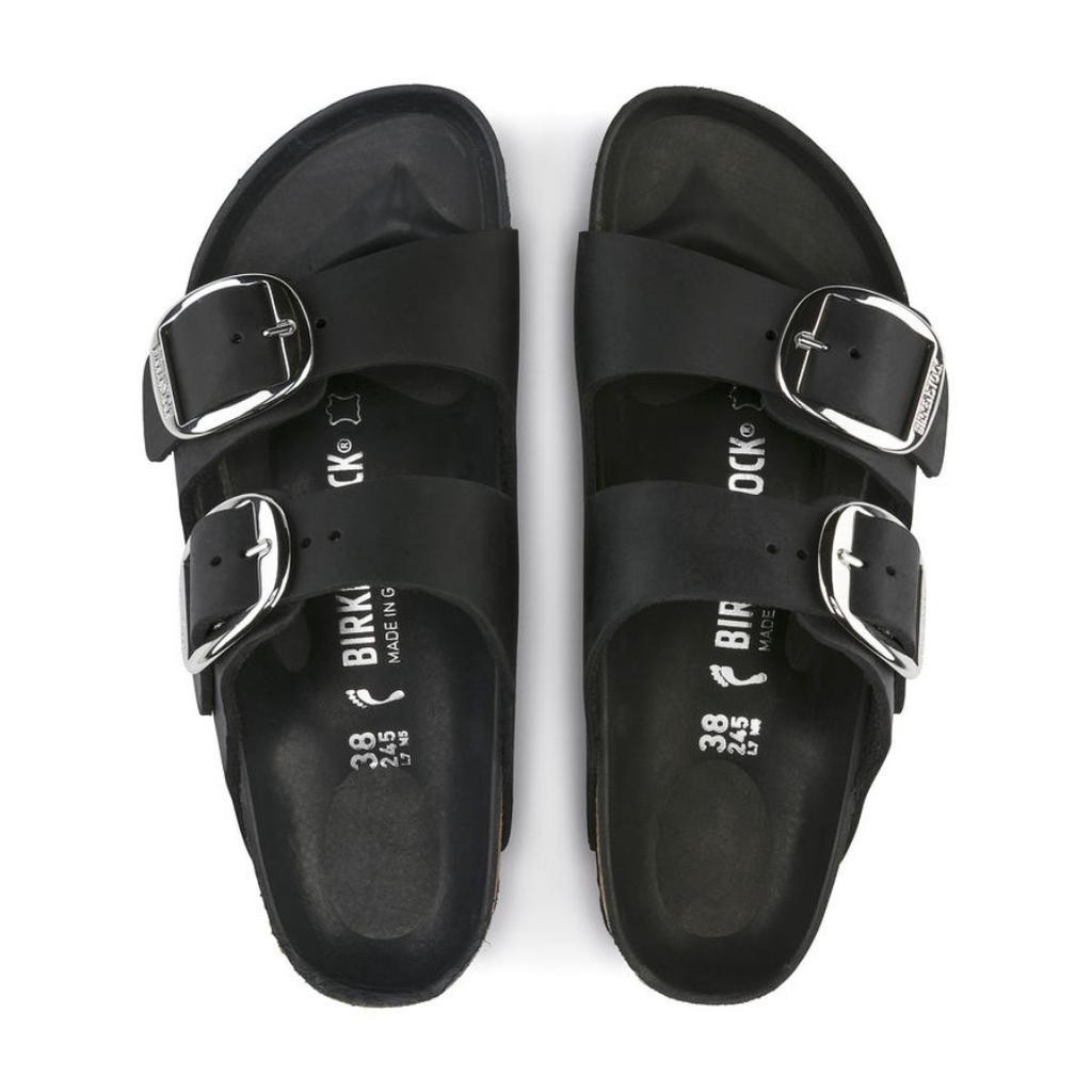 Birkenstock Arızona Bıg Buckle Leoı Kadın Siyah Terlik 1011075