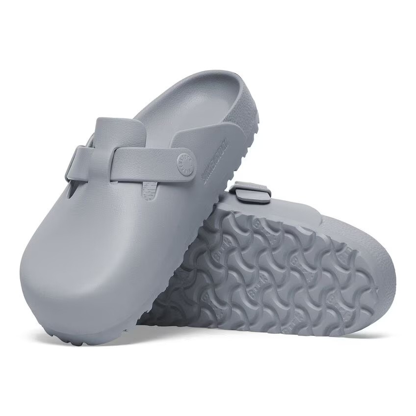Birkenstock Boston Eva Erkek Gri Kapalı Burun Terlik 1027621
