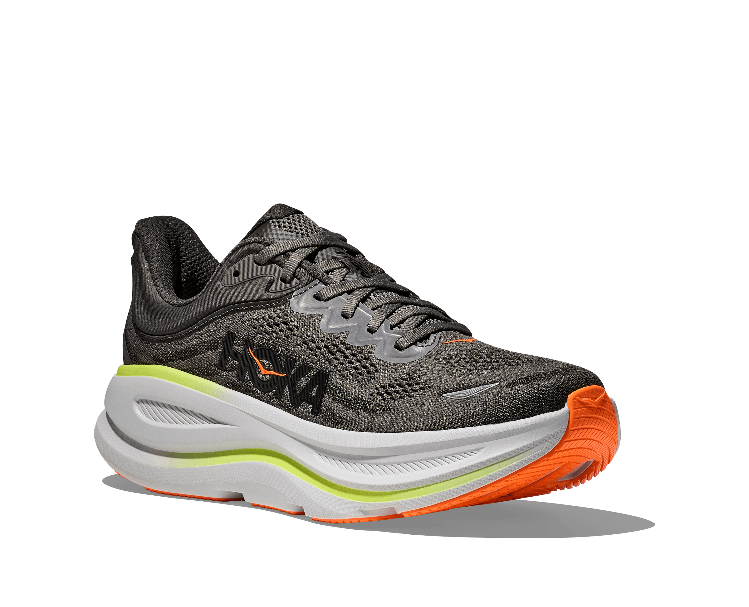 Hoka Bondi 9 Erkek Gri Koşu Ayakkabısı 1162011-ALTG