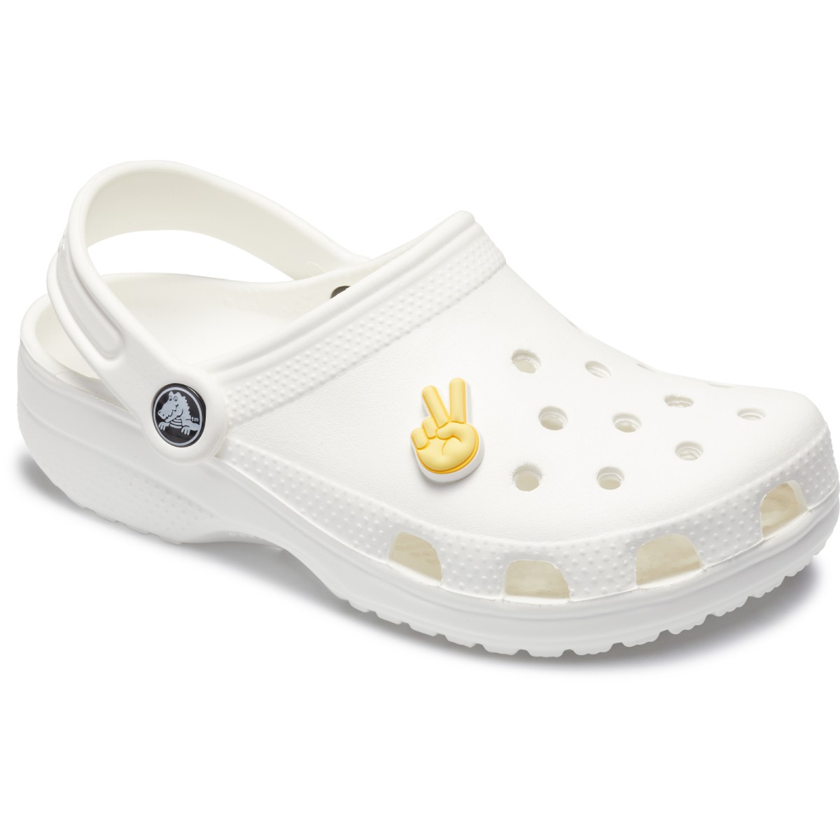 Crocs Peace Hand Sign Unisex Renkli Rozet