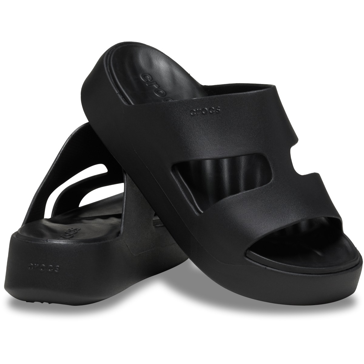 Crocs Getaway Platform H-Strap 209409 - Siyah
