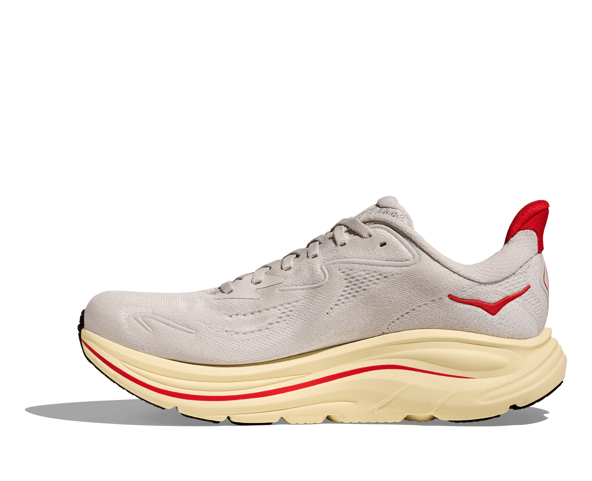 Hoka Clifton 10 Kadın Krem Kırmızı Koşu Ayakkabısı 1162031-SCCC