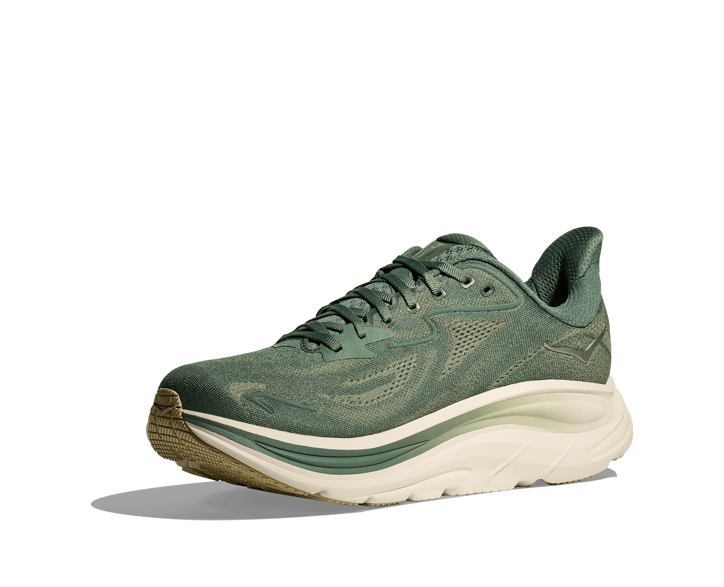 Hoka Clifton 10 Erkek Koyu Yeşil Koşu Ayakkabısı 1162030-FFF