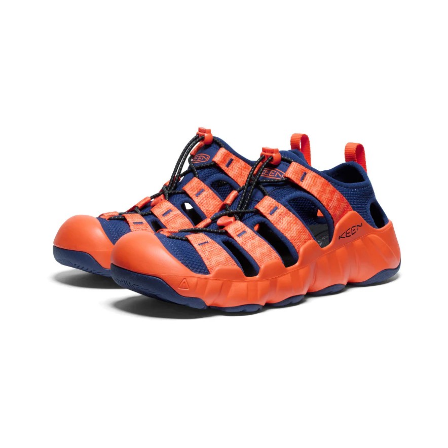 Keen Waterfront Hyperport H2 Erkek Turuncu-Lacivert Outdoor Sandalet 1029111