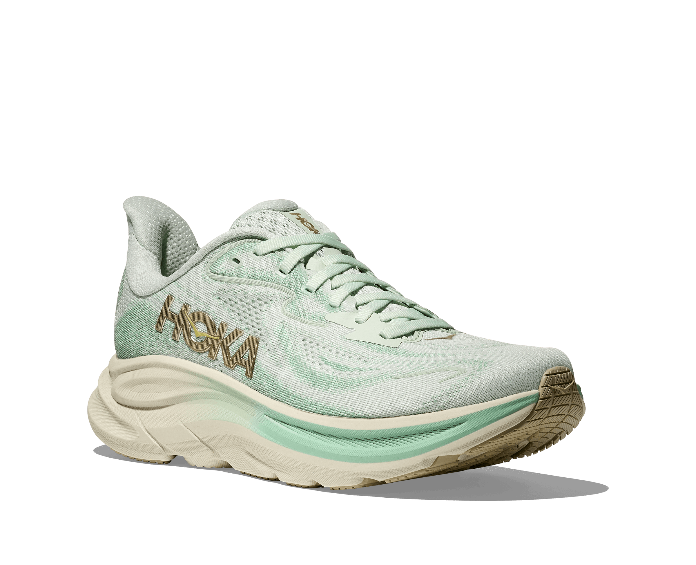 Hoka Clifton 10 Kadın Yeşil Koşu Ayakkabısı 1162031-SJD