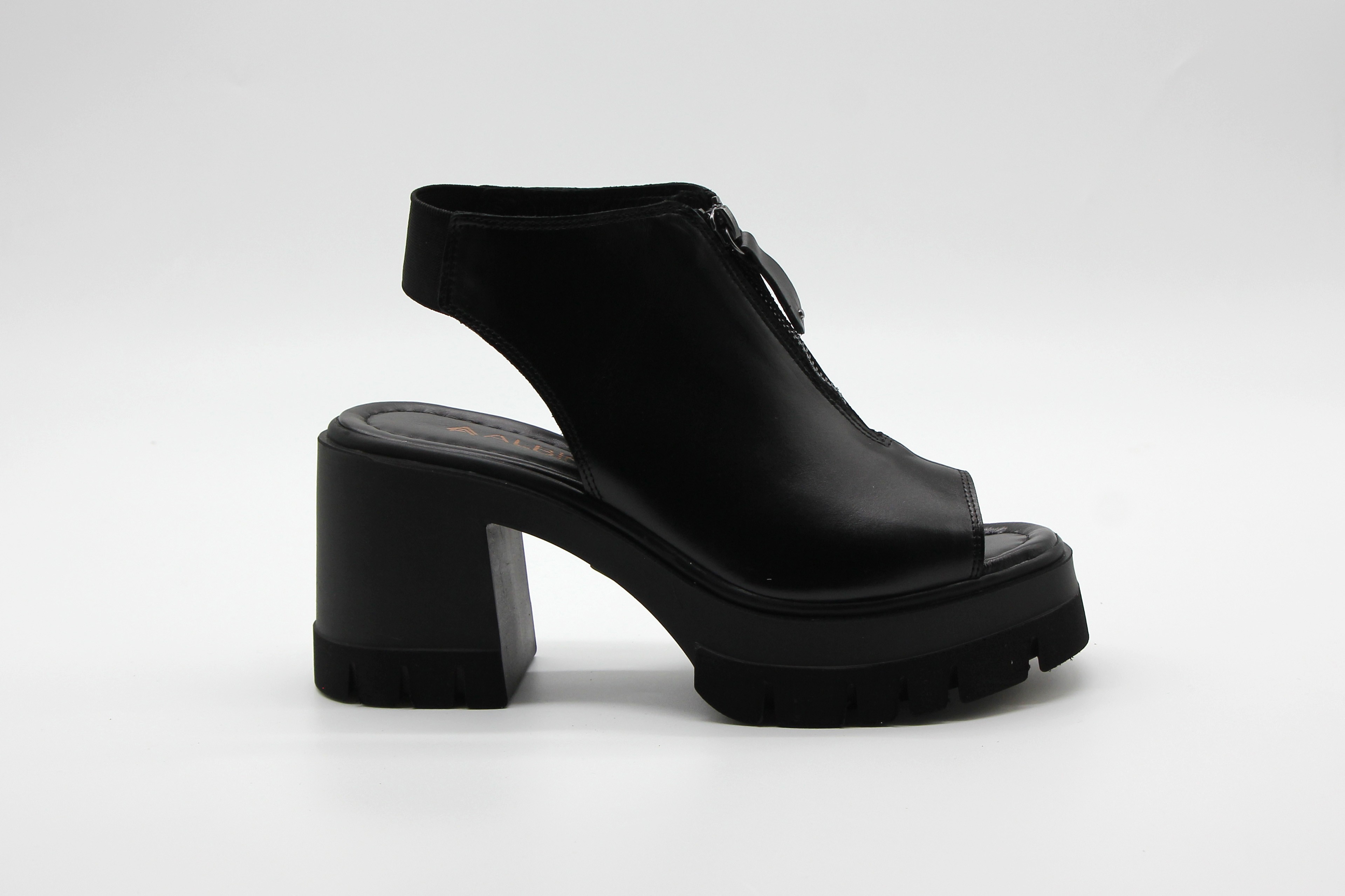 Albini Kadın Günlük Dolgu Topuk Sandalet - Siyah