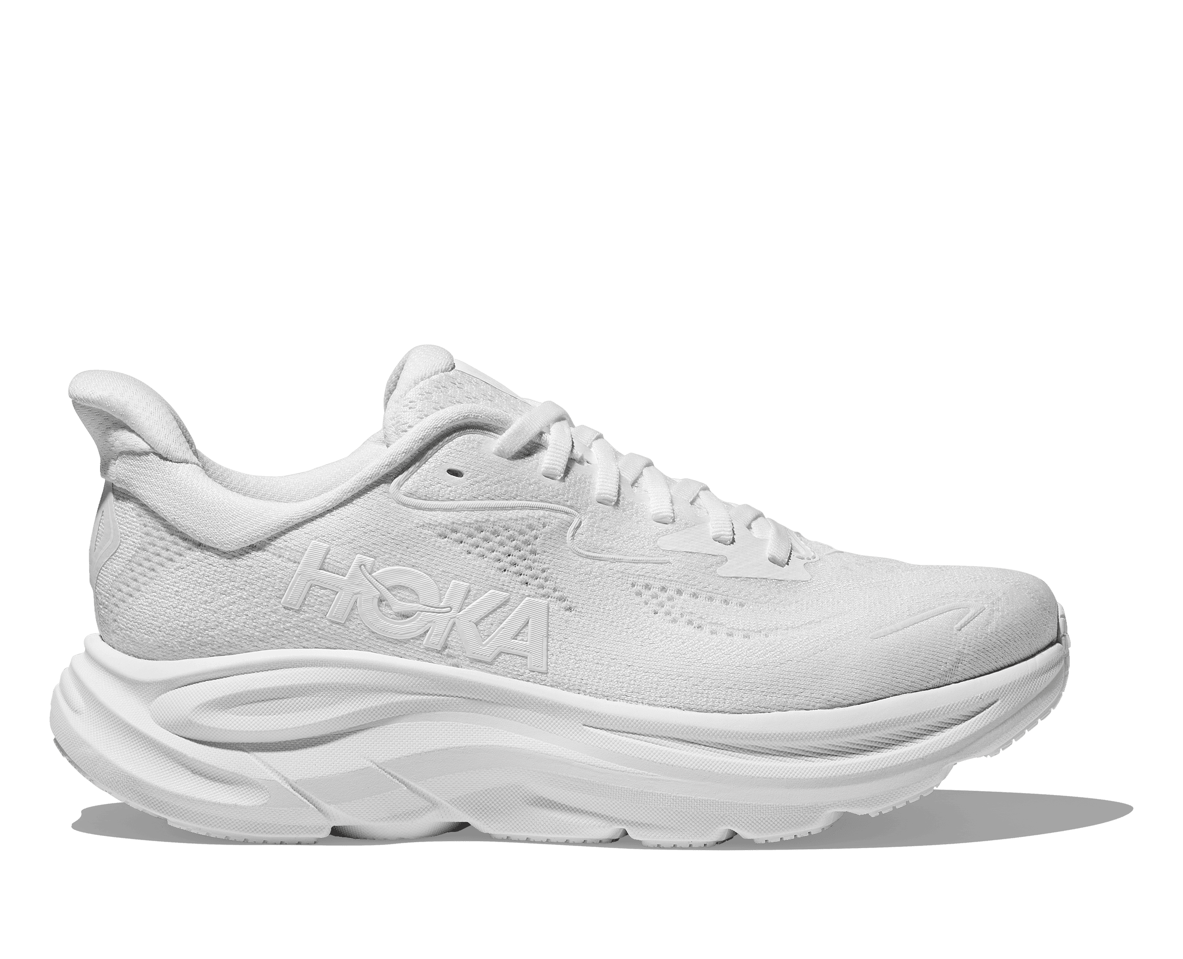 Hoka Clifton 10 Kadın Beyaz Koşu Ayakkabısı 1162031-WWH