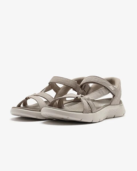 Skechers Go walk Flex Sandal Illumınate Kadın Bej Sandalet 141481 TPE