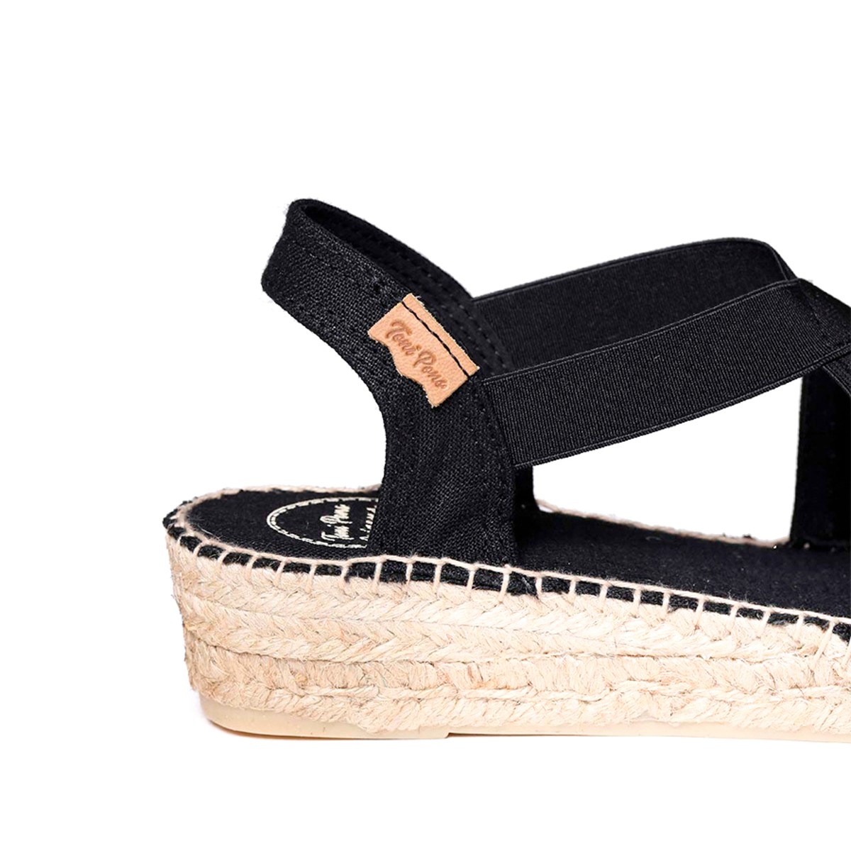 Toni Pons Verona Negre Kadın Siyah DolguTopuk Espadril 1TONW2020116